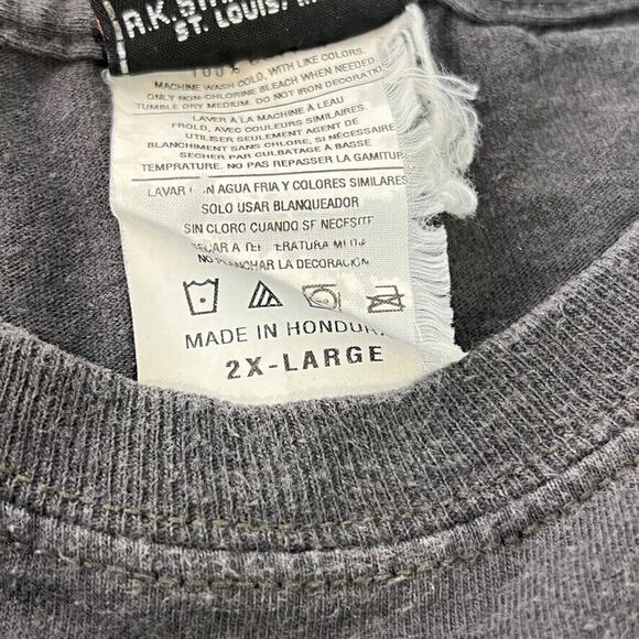 Harley Davidson Dark Gray Skull Graphic Print Short Sleeve Shirt Size 2XL Men's - Picture 9 of 13